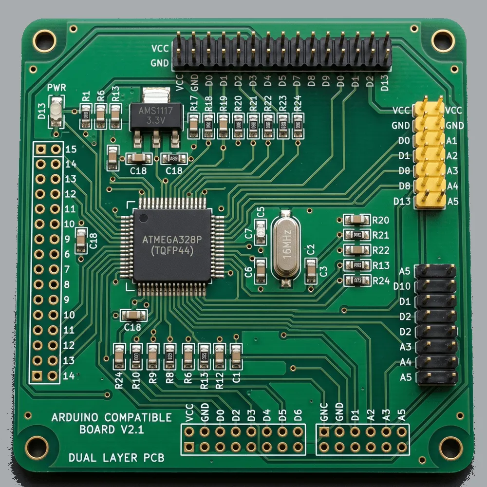 Double Layer PCB manufacturing example